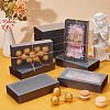 Cardboard Drawer Gift Storage Boxes with Clear Cover LS-CON-WH0092-72C-02-5