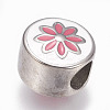 304 Stainless Steel European Beads STAS-F195-119P-2