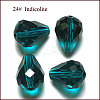 Imitation Austrian Crystal Beads SWAR-F062-12x10mm-24-1