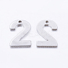 Tarnish Resistant 201 Stainless Steel Pendants STAS-F128-01P-2-1-2