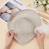 Linen Mini Hat Fascinator Base AJEW-WH0561-32D-3