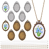 10Pcs 2 Colors Iron Ball Chain Necklaces IFIN-NB0001-67-1