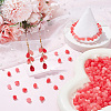 200Pcs Dyed Synthetic Coral Beads CORA-SP0001-22A-4