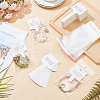 1 Set Paper Hair Ties Display Cards AJEW-WR0002-30-3
