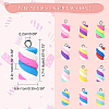 72Pcs 12 Colors Handmade Polymer Clay Charms CLAY-NB0001-66-2