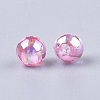 Transparent Plastic Beads OACR-S026-8mm-M-2