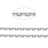 Tarnish Resistant 304 Stainless Steel Cable Chains CHS-D033-03P-02-2