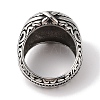 Viking 304 Stainless Steel Valknut Rings RJEW-U005-17G-AS-3