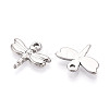 304 Stainless Steel Dragonfly Pendants STAS-T069-22P-2
