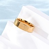 201 Stainless Steel Wide Band Finger Rings RJEW-K252-02D-G-3