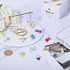 60Pcs 60 Style Glass Pearl Beaded Pendants FIND-CA0007-82-5