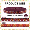15Yards Ethnic Style Embroidery Polyester Ribbons OCOR-PH0006-86A-2