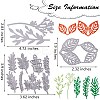 3Pcs 3 Style Frame Metal Cutting Dies Stencils DIY-SZ0003-95-2