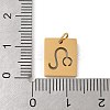 304 Stainless Steel Charms STAS-R001-03G-05-3