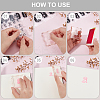 3Pcs 3 Styles Letter Number Clear Silicone Stamps DIY-CP0009-76-6