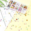 DIY Flat Round & Round Acrylic & Glass Seed Beads Jewelry Making Findings Kits DIY-FS0006-45-7