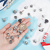 Ocean Theme Tibetan Style Alloy European Large Hole Beads FIND-NB0003-42-3