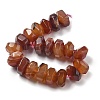 Natural Red Agate Beads Strands G-K392-A03-3