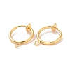 304 Stainless Steel Clip-on Earring Findings LS-STAS-L238-025G-2