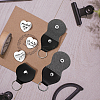 Heart Double-Sided Engraved Stainless Steel Commemorative Decision Maker Coin Set AJEW-GL0002-02D-4