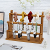Three Layers T-Bar Wood Bracelet Organizer Display Stands BDIS-WH0011-04-5