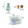 10Pcs 5 Colors Mini High Borosilicate Glass Bottle Bead Containers GLAA-FS0001-71-5