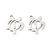 Non-Tarnish 316 Surgical Stainless Steel Charms LS-STAS-Q314-25P-1