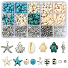 DIY Marine Themed Beads Making Findings Kit DIY-SC0031-28-1