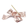 Zinc Alloy Crystal Rhinestone Bowknot Brooches JEWB-I031-01B-3