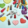 20Pcs 10 Colors Heart with Word Lovdy Home Sweet Love PU Leather Pendants FIND-SZ0001-66-3