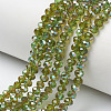 Electroplate Glass Beads Strands LS-EGLA-A034-T4mm-J05-1