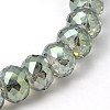Electorplated Glass Beads EGLA-E005-02-1