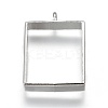Alloy Open Back Bezel Big Pendants X-PALLOY-TAC0003-02P-1