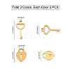 304 Stainless Steel Charms STAS-UN0012-02M-4