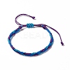 3Pcs 3 Style Plastic Braided Bead Bracelets Set LS-BJEW-B065-10B-4