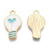 Alloy Enamel Pendants FIND-N048-021C-1