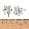 Firework Shape Alloy Crystal Rhinestone Stud Earrings for Women AL-CBABDC0-01P-3