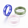 Handmade Porcelain Wide Band Rings RJEW-H121-21-M-1