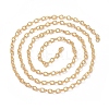 3.28 Feet Brass Textured Cable Chains X-CHC-G005-01G-3