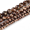 Baking Paint Glass Beads Strands DGLA-N003-4mm-B06-2
