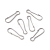 304 Stainless Steel Push Gate Snap Keychain Clasp Findings X-STAS-G291-05P-3