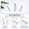 DICOSMETIC 200Pcs 2 Styles 304 Stainless Steel Connector Charms STAS-DC0011-16-4