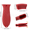 3 Sets 3 Colors Silicone Heat Resistant Pot Holder Sleeve Set AJEW-GL0001-50-2