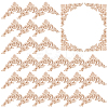 30Pcs Rubber Wood Cabinet Door Decal Decorative FIND-WA0001-01-1