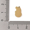 Christmas Theme Ion Plating(IP) 304 Stainless Steel Enamel Pendants STAS-Z083-07G-09-3