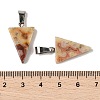 Natural Crazy Agate Pendants G-B127-04P-14-4