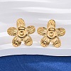 304 Stainless Steel Stud Earrings EJEW-F357-01G-02-1