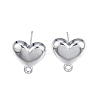 Alloy Stud Earring Findings PALLOY-N150-86P-2
