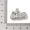Anti-Tarnish 304 Stainless Steel Pendants STAS-Q334-45P-3