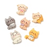 Opaque Resin Cabochons X-RESI-L050-01C-1
